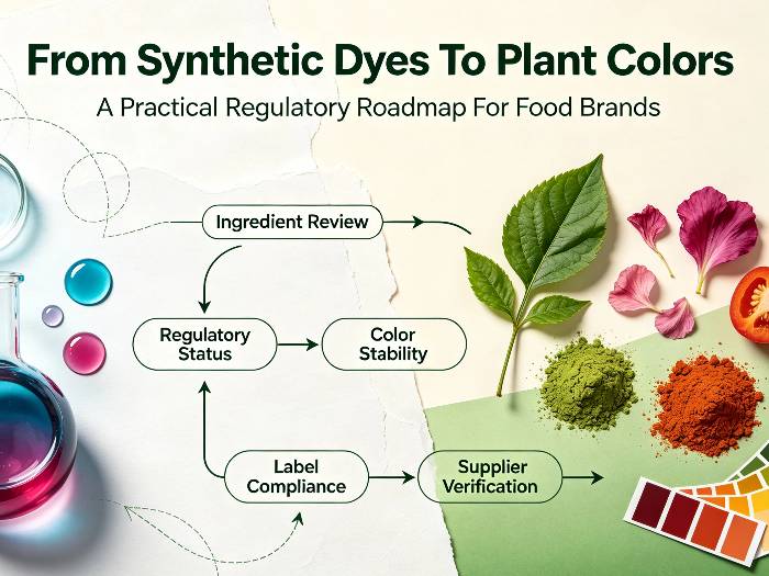 From Synthetic Dyes To Plant Colors-A Practical Regulatory Roadmap For Food Brands From Synthetic Dyes To Plant Colors-A Practical Regulatory Roadmap For Food Brands